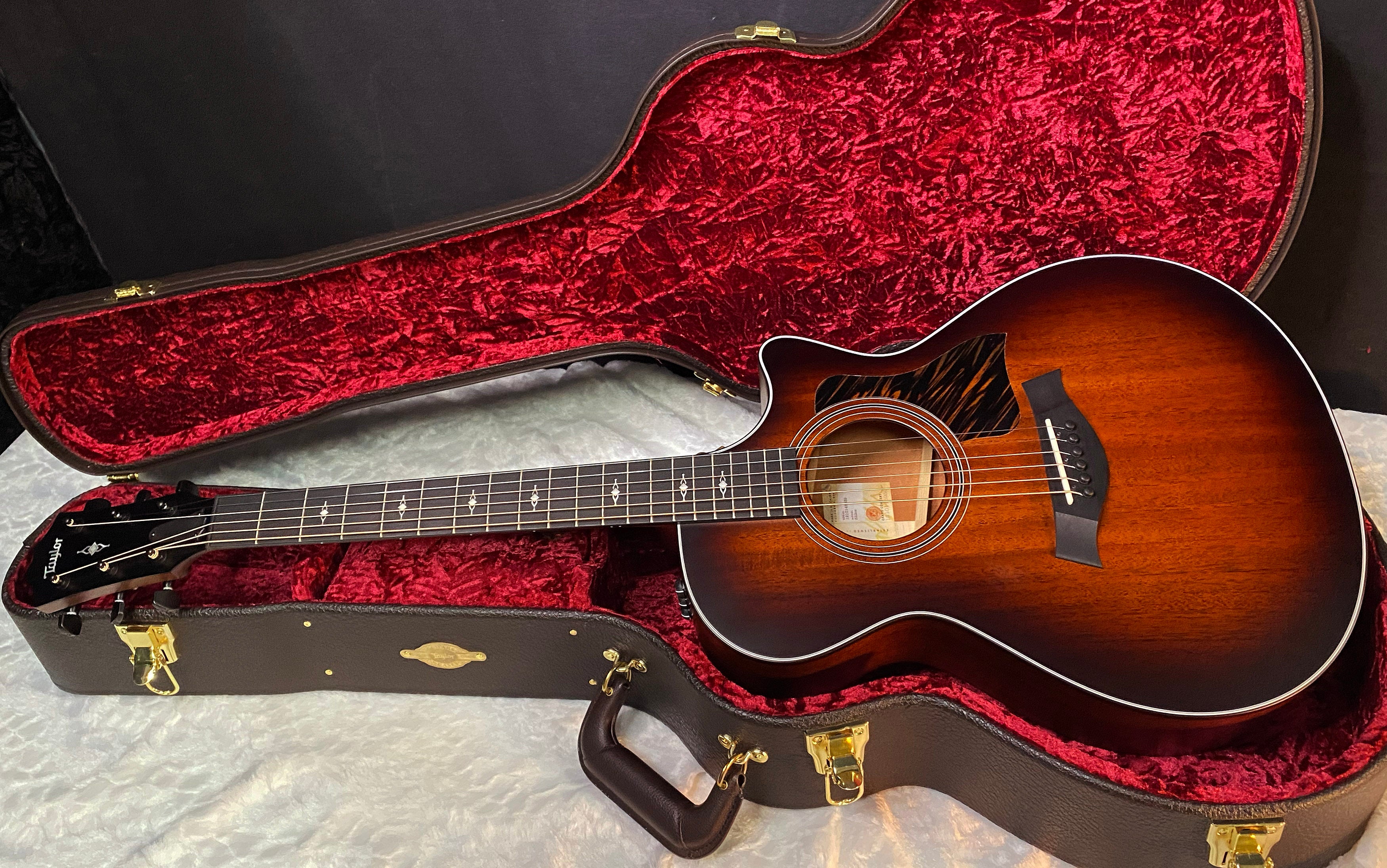 NEW! Taylor 322ce V-Class Grand Concert Acoustic-Electric Guitar - Tobacco - Authorized Dealer - 4.3lbs - G06267