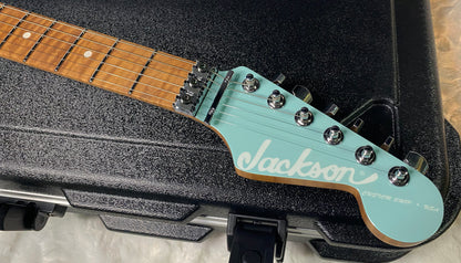 NEW ! Jackson Custom Shop Dinky HSH - Roasted Maple Neck & Fretboard - DK - Daphne Blue - Authorized Dealer - 7.7 lbs - G06969