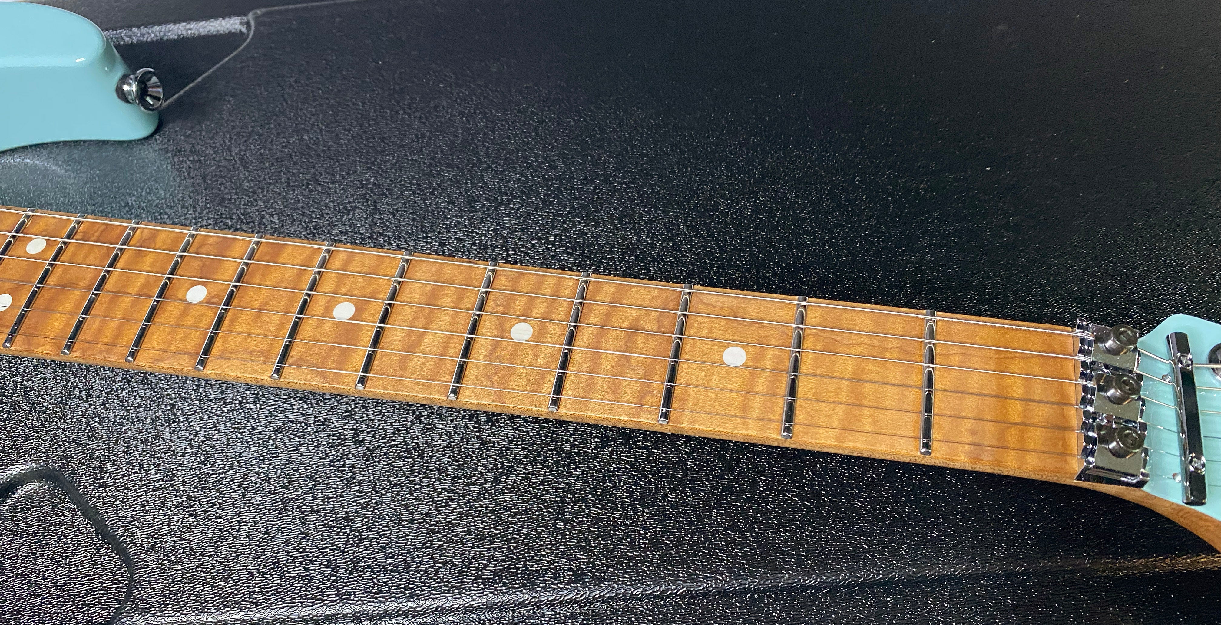 NEW ! Jackson Custom Shop Dinky HSH - Roasted Maple Neck & Fretboard - DK - Daphne Blue - Authorized Dealer - 7.7 lbs - G06969