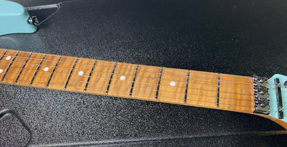 NEW ! Jackson Custom Shop Dinky HSH - Roasted Maple Neck & Fretboard - DK - Daphne Blue - Authorized Dealer - 7.7 lbs - G06969