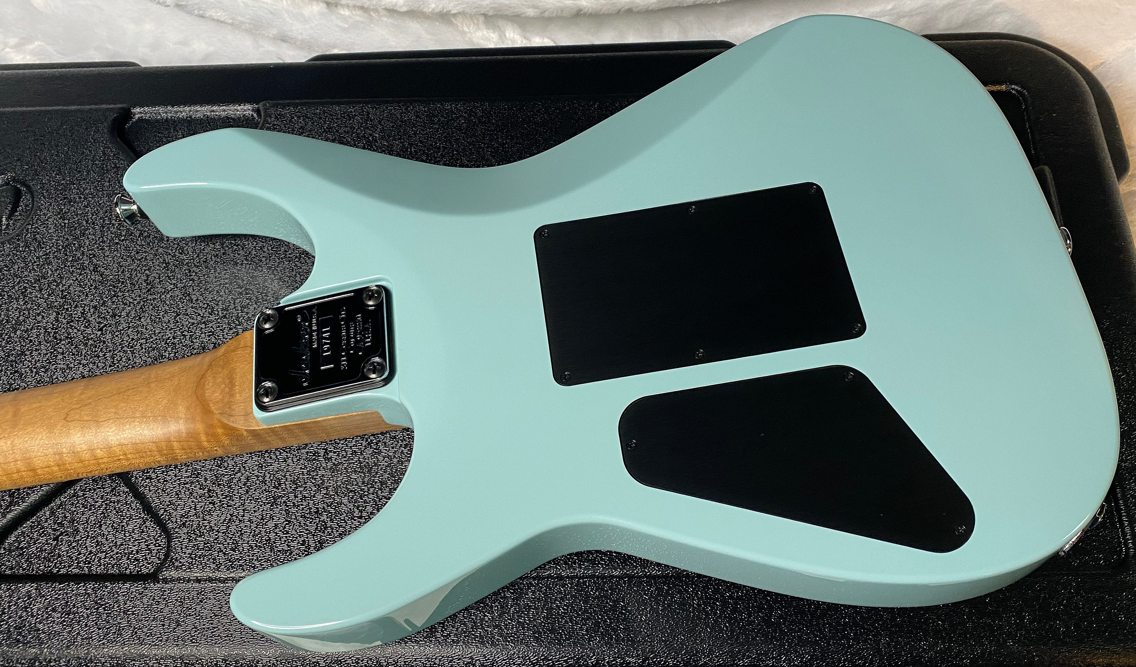 NEW ! Jackson Custom Shop Dinky HSH - Roasted Maple Neck & Fretboard - DK - Daphne Blue - Authorized Dealer - 7.7 lbs - G06969