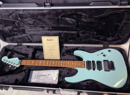 NEW ! Jackson Custom Shop Dinky HSH - Roasted Maple Neck & Fretboard - DK - Daphne Blue - Authorized Dealer - 7.7 lbs - G06969