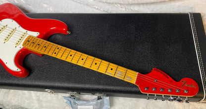 NEW! Fender Custom Shop Special Run '69 Stratocaster Journeyman Relic - Handwound P/U's - Aged Ferrari Red - Reverse Headstock - 7.8lbs - Authorized Dealer - One OFF! SUPRE RARE! G06975
