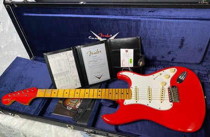NEW! Fender Custom Shop Special Run '69 Stratocaster Journeyman Relic - Handwound P/U's - Aged Ferrari Red - Reverse Headstock - 7.8lbs - Authorized Dealer - One OFF! SUPRE RARE! G06975