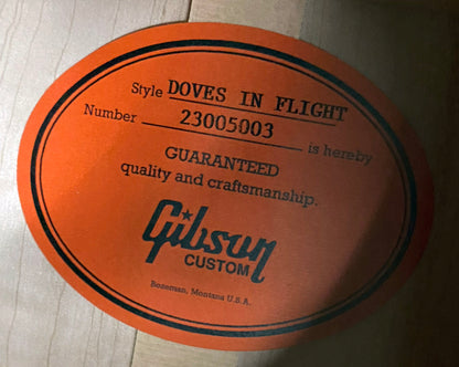 NEW! Gibson Custom Shop Dove - Doves In Flight - Authorized Dealer - 5.1 lbs - G06040