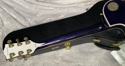 NEW! Gibson Custom Les Paul Custom AAAA Figured Monster Maple Top - Nordic Blue, Heavy Aging - 8.5lbs - G067685