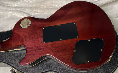 NEW! Gibson Custom Les Paul Axcess Standard Figured Top Floyd Rose Electric Guitar - Greatest Hits II - Authorized Dealer - Tri-Berry Burst - WOW! 8.45lbs - G07676