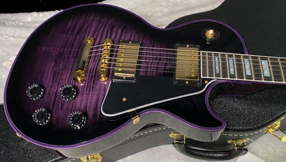 NEW! Gibson Dealer Select Custom Shop Les Paul Custom Purple Widow AAA Figured Flame Top - Authorized Dealer - 9.9 lbs - G07675