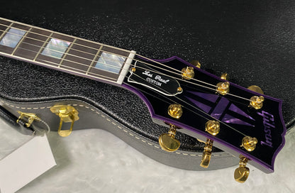 NEW! Gibson Dealer Select Custom Shop Les Paul Custom Purple Widow AAA Figured Flame Top - Authorized Dealer - 9.9 lbs - G07675