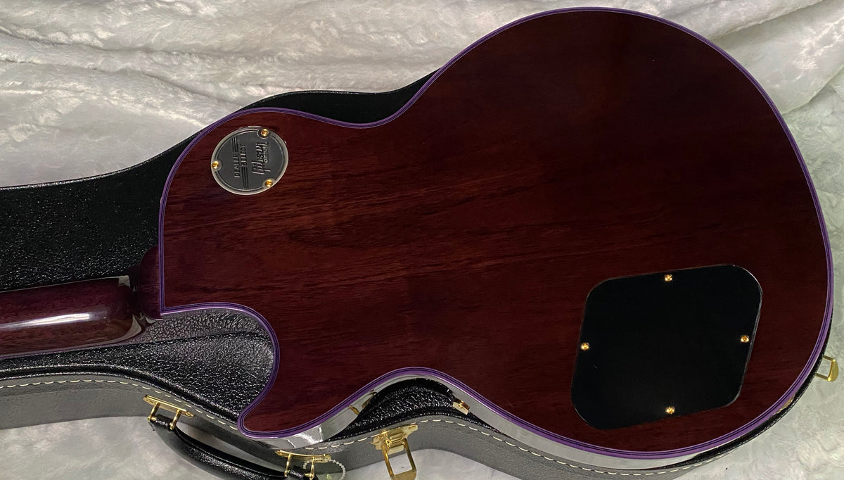 NEW! Gibson Dealer Select Custom Shop Les Paul Custom Purple Widow AAA Figured Flame Top - Authorized Dealer - 9.9 lbs - G07675