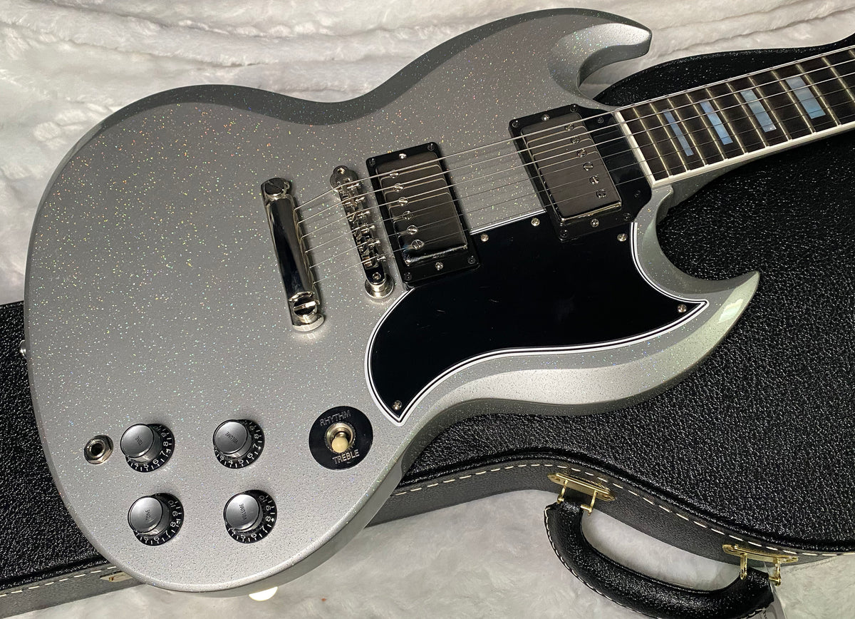 NEW! Gibson Custom SG Custom Electric Guitar - Radiant Sparkle - WOW! Just Incredible! 6.9lbs - Authorized Dealer - G07686