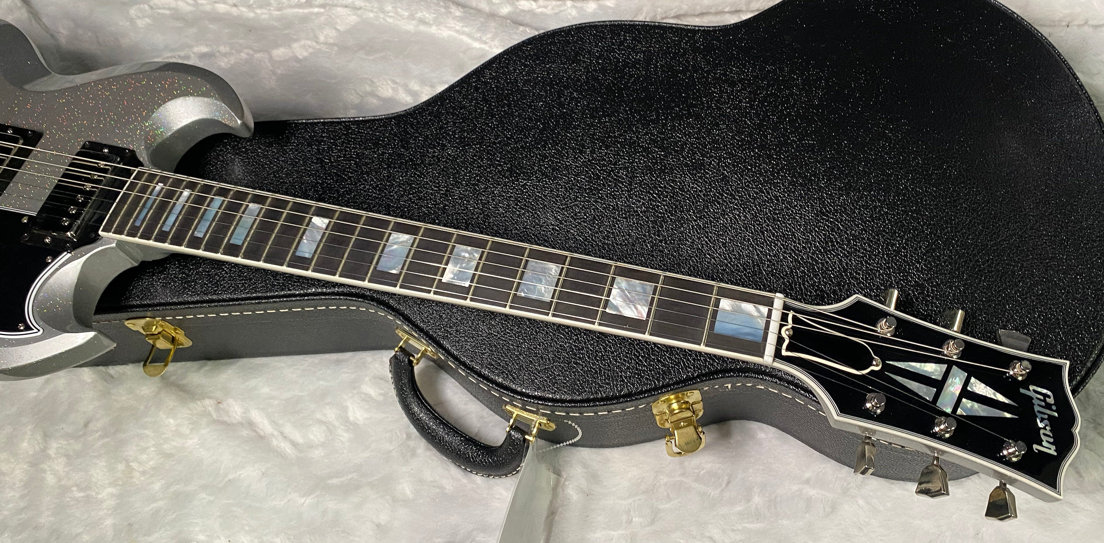 NEW! Gibson Custom SG Custom Electric Guitar - Radiant Sparkle - WOW! Just Incredible! 6.9lbs - Authorized Dealer - G07686