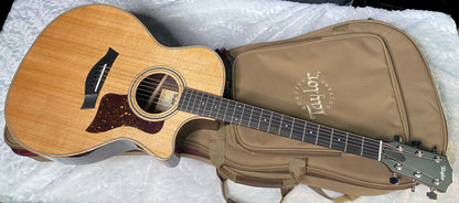 NEW! Taylor 414ce Studio Acoustic-Electric Guitar - Natural - 4.8lbs - Authorized Dealer - G06255