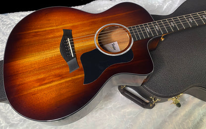 NEW! Taylor 224ce-K DLX Grand Auditorium Acoustic-Electric Guitar - Tobacco - 4.9lbs - Authorized Dealer - G06266