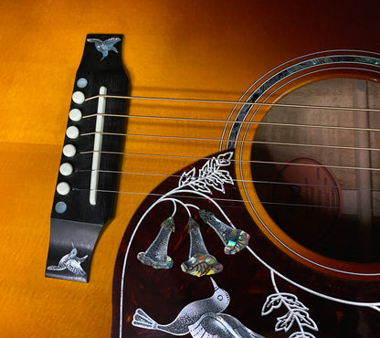 NEW! Gibson Hummingbird Custom Koa - Dealer Select - Autumnburst - Authorized Dealer - Custom Shop - 4.6 lbs - G07696
