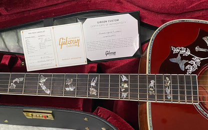 NEW! Gibson Hummingbird Custom Koa - Dealer Select - Autumnburst - Authorized Dealer - Custom Shop - 4.6 lbs - G07696