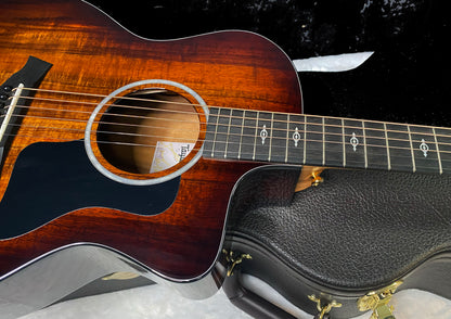 NEW! Taylor 224ce-K DLX Grand Auditorium Acoustic-Electric Guitar - Tobacco - 4.9lbs - Authorized Dealer - G06243