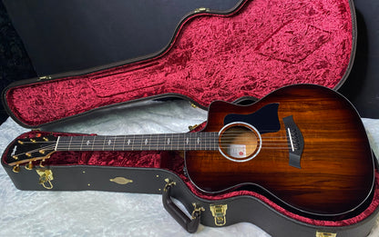NEW! Taylor 224ce-K DLX Grand Auditorium Acoustic-Electric Guitar - Tobacco - 4.9lbs - Authorized Dealer - G06243