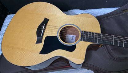 NEW! Taylor 214ce Plus Grand Auditorium Acoustic-Electric Guitar Natural Finish - 4.9lbs - Authorized Dealer - G06268