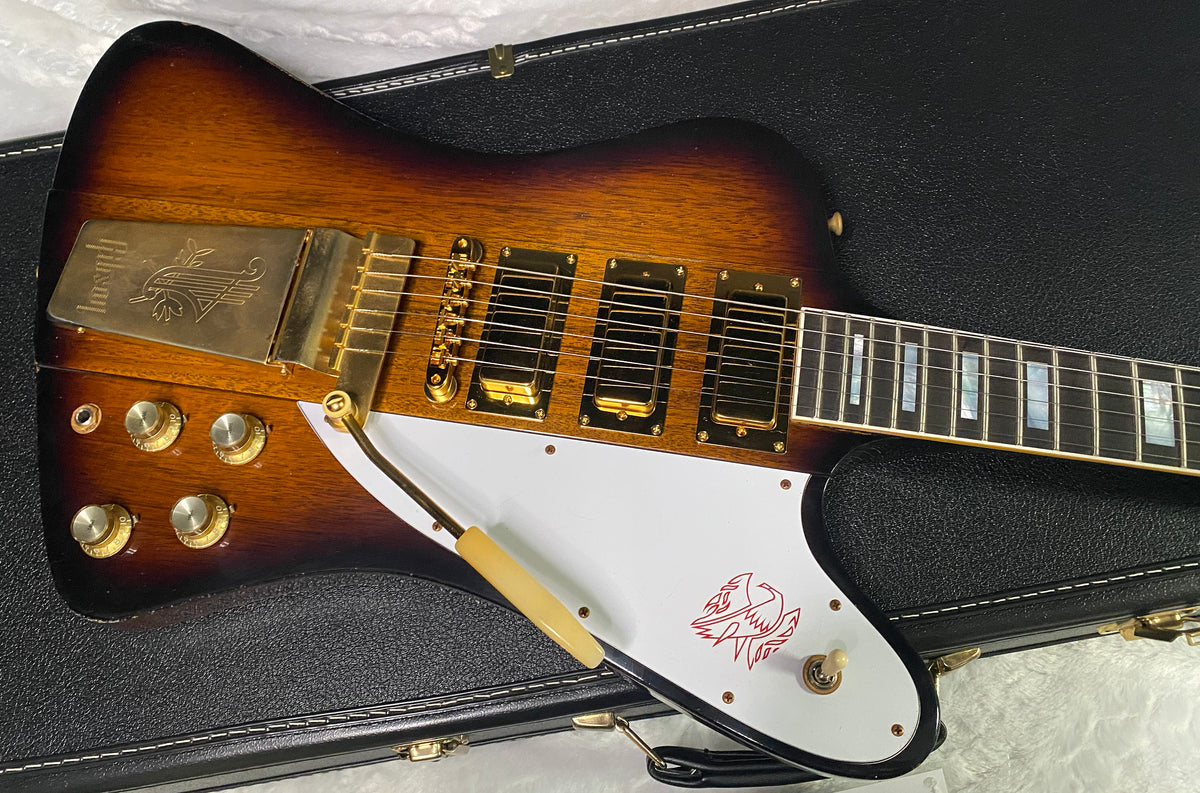 NEW! Gibson Custom 1963 Firebird VII Maestro - Electric Guitar - Vintage Sunburst Murphy Lab Light Aged - Gold Hardware - Custom Shop - 9lbs - Authorized Dealer - G07664