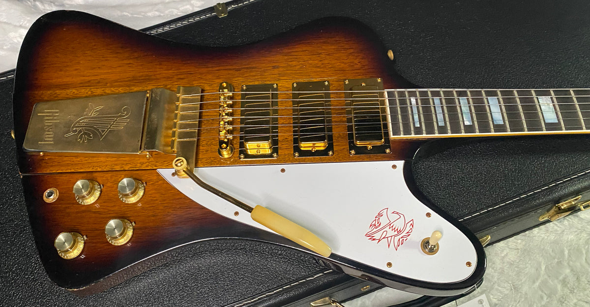 NEW! Gibson Custom 1963 Firebird VII Maestro - Electric Guitar - Vintage Sunburst Murphy Lab Light Aged - Gold Hardware - Custom Shop - 9lbs - Authorized Dealer - G07664