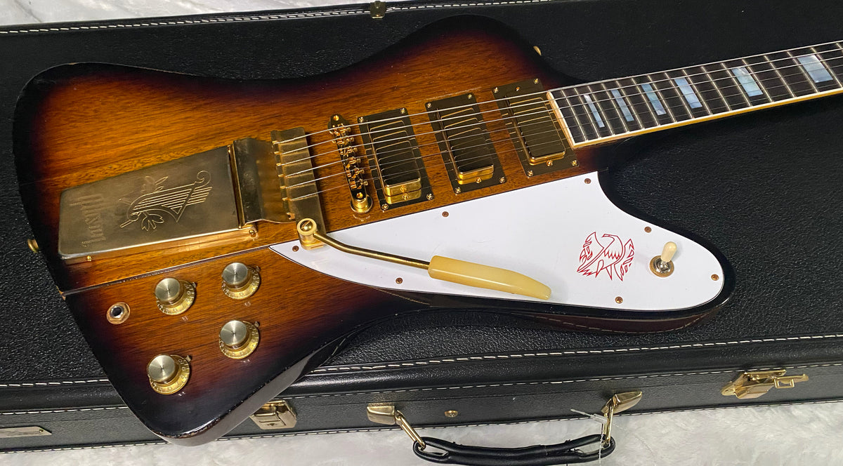 NEW! Gibson Custom 1963 Firebird VII Maestro - Electric Guitar - Vintage Sunburst Murphy Lab Light Aged - Gold Hardware - Custom Shop - 9lbs - Authorized Dealer - G07664