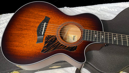 NEW! Taylor 322ce V-Class Grand Concert Acoustic-Electric Guitar - Tobacco - Authorized Dealer - 4.35lbs SN 1210145037