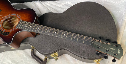NEW! Taylor 322ce V-Class Grand Concert Acoustic-Electric Guitar - Tobacco - Authorized Dealer - 4.35lbs SN 1210145037