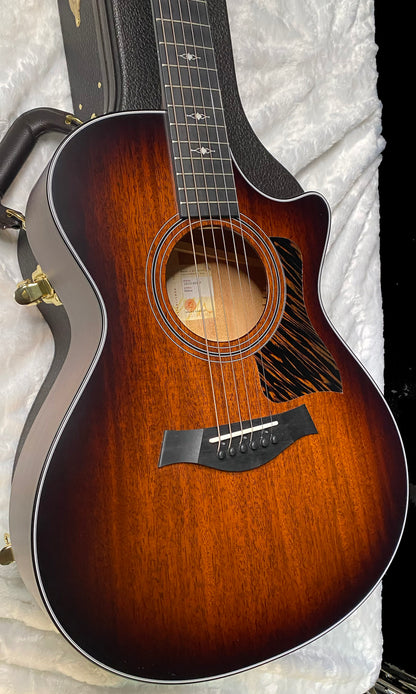 NEW! Taylor 322ce V-Class Grand Concert Acoustic-Electric Guitar - Tobacco - Authorized Dealer - 4.35lbs SN 1210145037