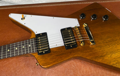 NEW! Gibson Custom 1958 Mahogany Explorer Reissue Electric Guitar - Antique Natural, VOS - Authorized Dealer - Only 7.9lbs - G07667