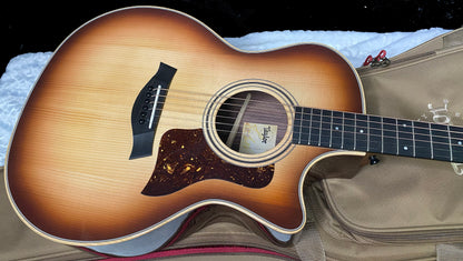 NEW! Taylor 414ce Studio Acoustic-Electric Guitar - Shaded Edgeburst - 4.7lbs - Authorized Dealer - G06207