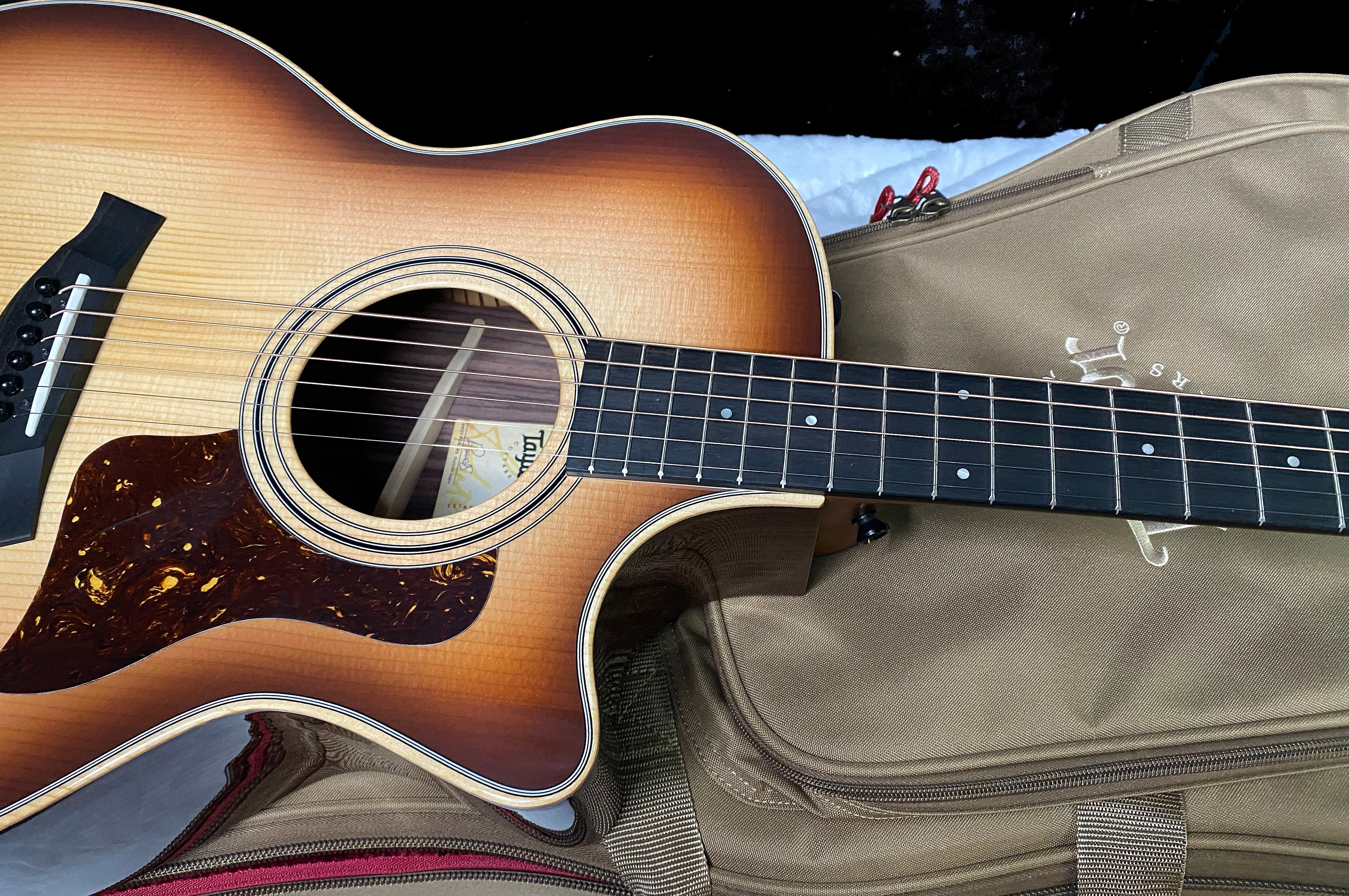 NEW! Taylor 414ce Studio Acoustic-Electric Guitar - Shaded Edgeburst - 4.7lbs - Authorized Dealer - G06207