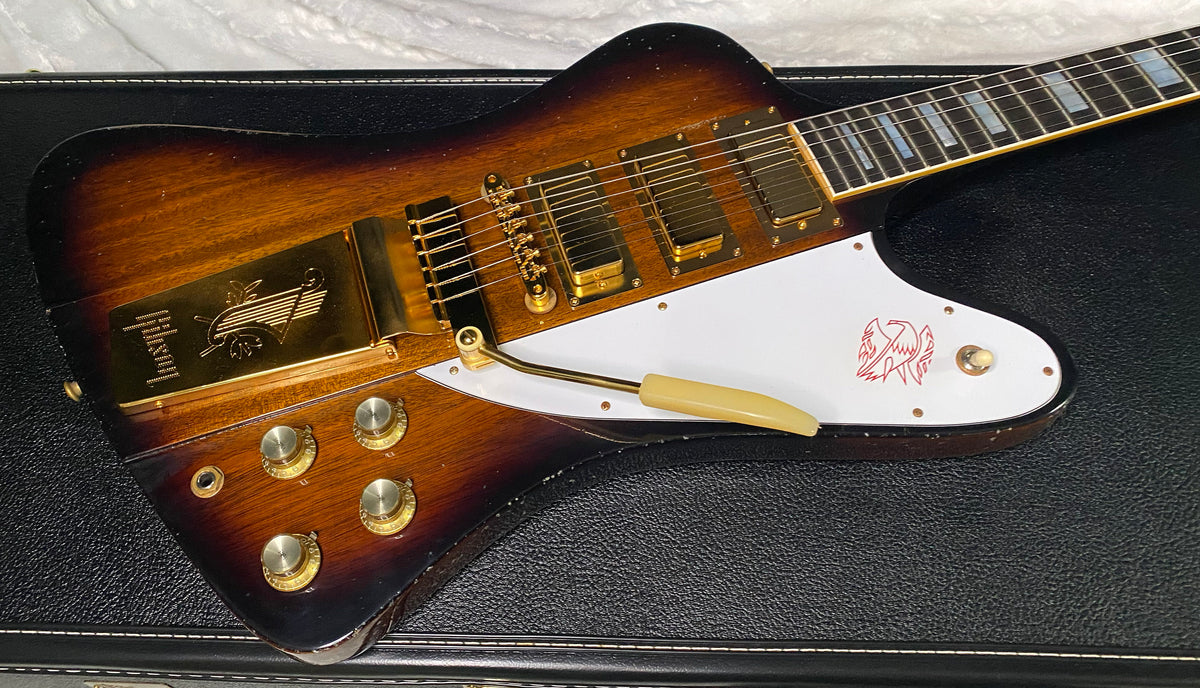 NEW! Gibson Custom 1963 Firebird VII Maestro - Electric Guitar - Vintage Sunburst Murphy Lab Light Aged - Gold Hardware - Custom Shop - 8.6lbs - Authorized Dealer - G07669