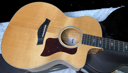 Taylor 214ce-K DLX Koa Grand Auditorium Acoustic-Electric Guitar Natural Finish - 4.65lbs - Authorized Dealer - G06230