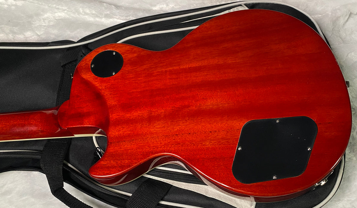 NEW! Epiphone Futura Les Paul Custom - AAAA Flame Top - Rally Red Gloss - Limited Edition - Deluxe Gig Bag - 7.9 lbs - Authorized Dealer - G07692