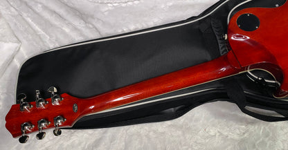 NEW! Epiphone Futura Les Paul Custom - AAAA Flame Top - Rally Red Gloss - Limited Edition - Deluxe Gig Bag - 7.9 lbs - Authorized Dealer - G07692