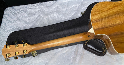 Taylor 214ce-K DLX Koa Grand Auditorium Acoustic-Electric Guitar Natural Finish - 4.65lbs - Authorized Dealer - G06230