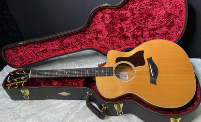 Taylor 214ce-K DLX Koa Grand Auditorium Acoustic-Electric Guitar Natural Finish - 4.65lbs - Authorized Dealer - G06230