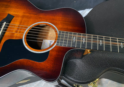 NEW! Taylor 224ce-K DLX Grand Auditorium Acoustic-Electric Guitar - Tobacco - 4.8lbs - Authorized Dealer - G06222