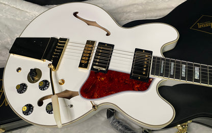 NEW ! Epiphone Inspired by Gibson Custom Alex Lifeson 1976 ES-355 Reissue Electric Guitar - Alpine White - Authorized Dealer - IN-STOCK!