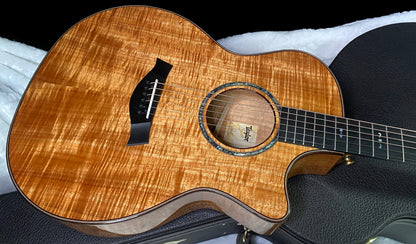 NEW! Taylor Custom 724ce Acoustic-Electric Guitar - Natural Gloss - AAAAA Hand Picked Koa - 4.5lbs - WOW! Authorized Dealer - G07694
