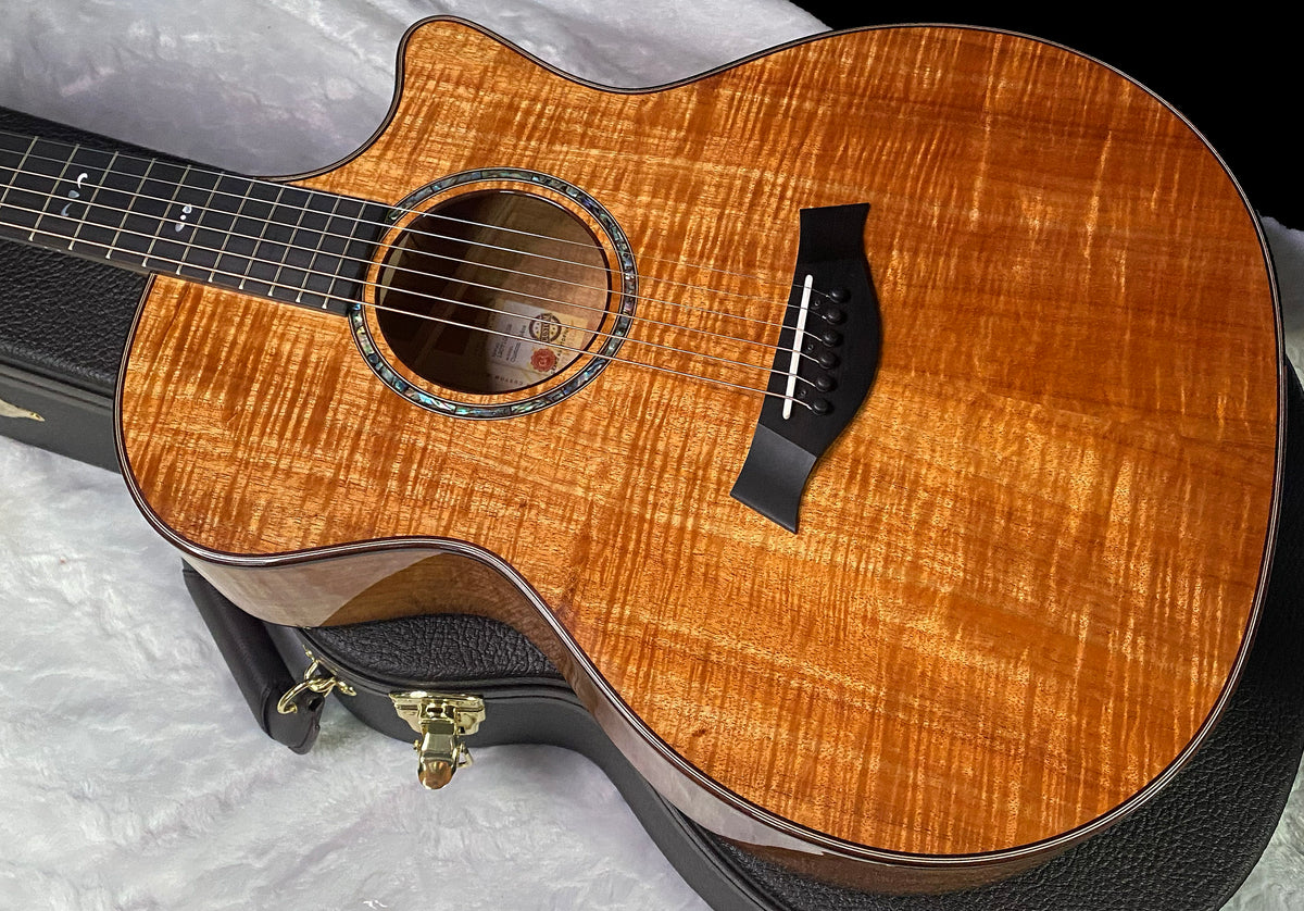 NEW! Taylor Custom 724ce Acoustic-Electric Guitar - Natural Gloss - AAAAA Hand Picked Koa - 4.5lbs - WOW! Authorized Dealer - G07694