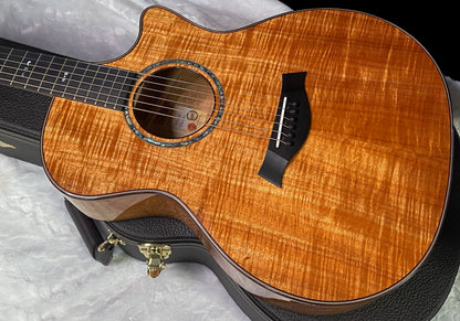NEW! Taylor Custom 724ce Acoustic-Electric Guitar - Natural Gloss - AAAAA Hand Picked Koa - 4.5lbs - WOW! Authorized Dealer - G07694