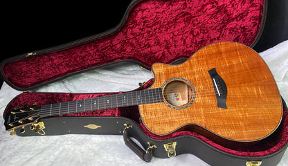 NEW! Taylor Custom 724ce Acoustic-Electric Guitar - Natural Gloss - AAAAA Hand Picked Koa - 4.5lbs - WOW! Authorized Dealer - G07694