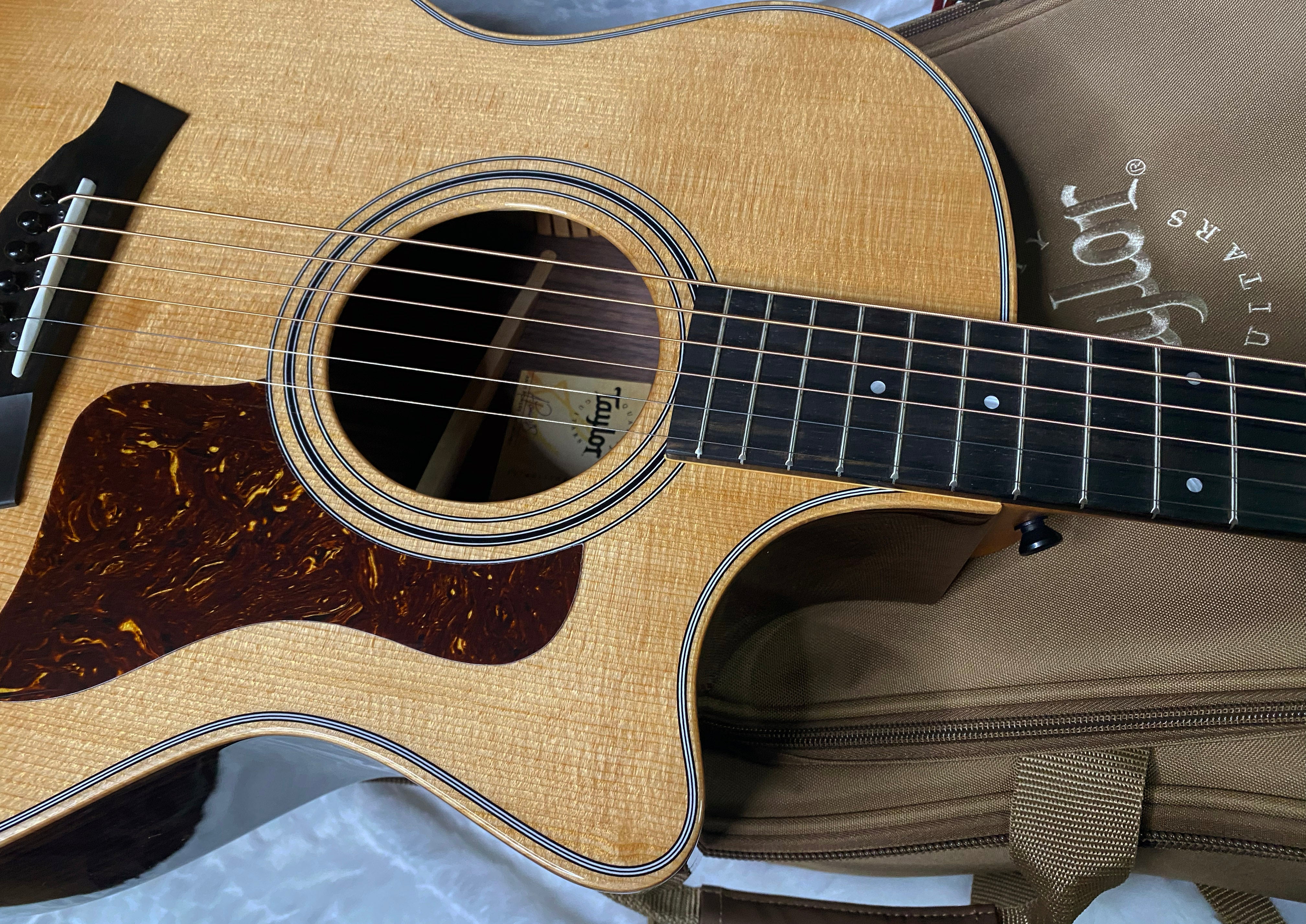 NEW! Taylor 414ce Studio Acoustic-Electric Guitar - Natural - 4.7lbs - Authorized Dealer - G06252