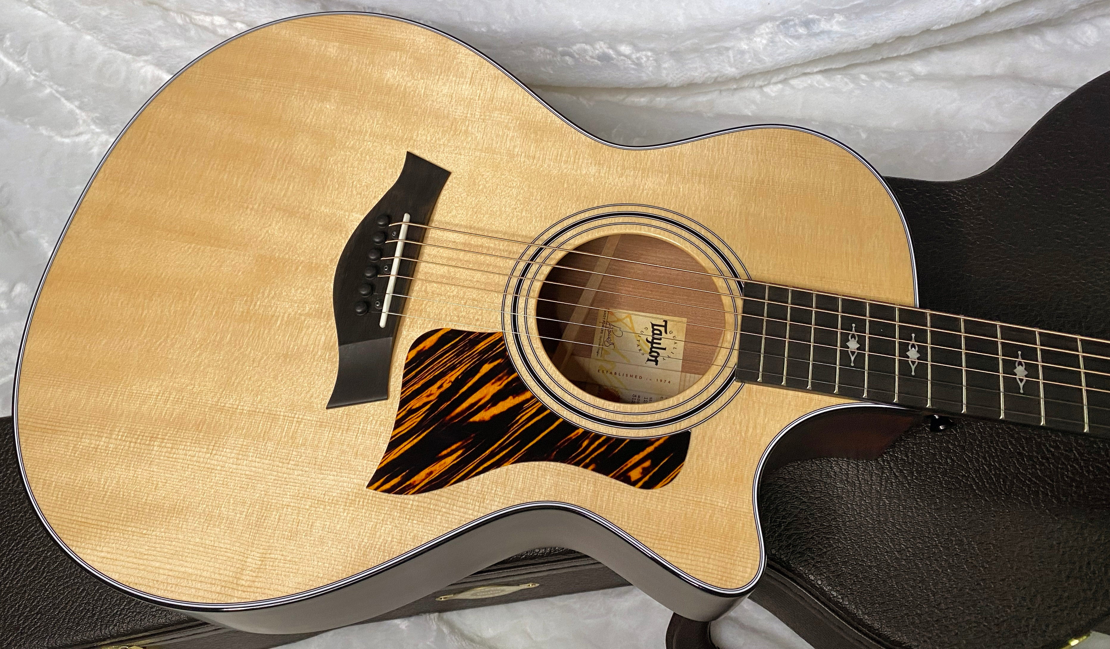 NEW! Taylor 312ce V-Class Grand Concert Acoustic-Electric Guitar - Natural - 4.5lbs - Authorized Dealer - G06277