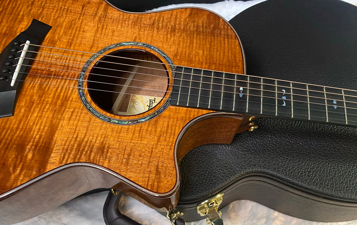 NEW! Taylor Custom 724ce Acoustic-Electric Guitar - Natural Gloss - AAAAA Hand Picked Koa - 4.5lbs - WOW! Authorized Dealer - G07718