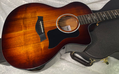 NEW! Taylor 224ce-K DLX Grand Auditorium Acoustic-Electric Guitar - Tobacco - 4.8lbs - Authorized Dealer - G06249