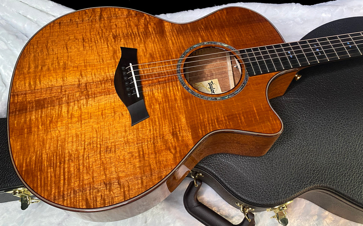 NEW! Taylor Custom 724ce Acoustic-Electric Guitar - Natural Gloss - AAAAA Hand Picked Koa - 4.5lbs - WOW! Authorized Dealer - G07718