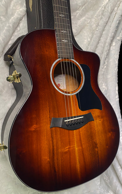 NEW! Taylor 224ce-K DLX Grand Auditorium Acoustic-Electric Guitar - Tobacco - 4.8lbs - Authorized Dealer - G06249